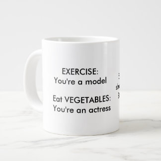 女優モデルのリマ前向きインダ ジャンボコーヒーマグカップ