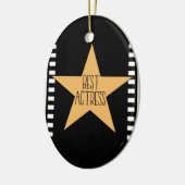 「女優最高の」セラミックオーナメント セラミックオーナメント (左)