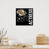 女優演技 ポスター (キッチン)