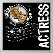 女優演技 ポスター (正面)