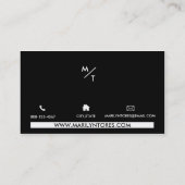 女優★·ヘアスタイリスト·モデル·ヘモダンッドショット★ 名刺 (裏面)