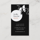 女優/俳優/劇場演奏者名刺 名刺 (裏面)