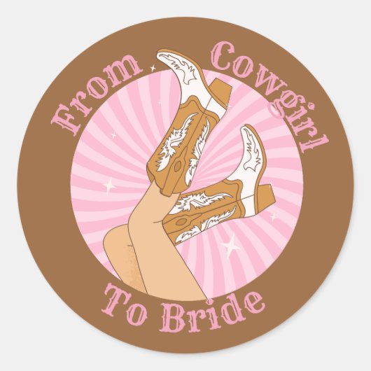 女児から花嫁へのバチェロレッテ スタイリッシュ ラウンドシール (正面)