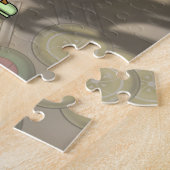 女児と棒つきキャンデー ジグソーパズル (側面)