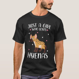 女児にハイエナスを愛する女の子 Tシャツ