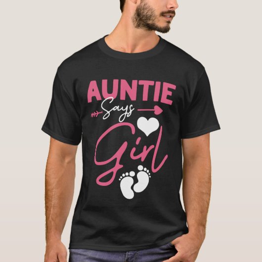 女児の妊娠の発表をAuntieが言う Tシャツ (正面)