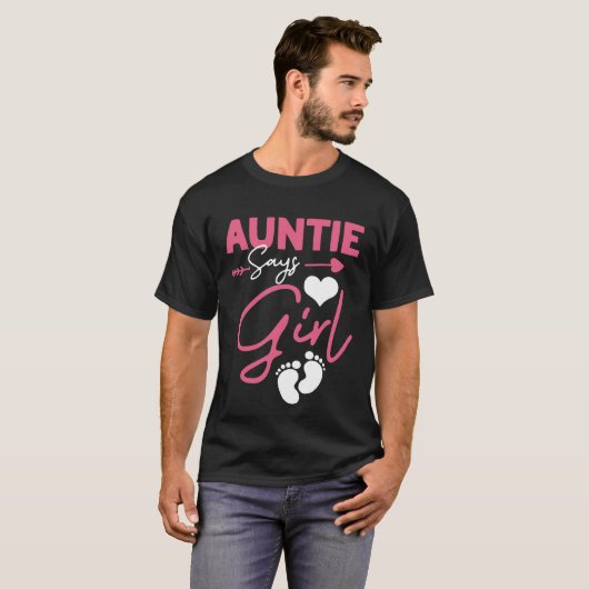 女児の妊娠の発表をAuntieが言う Tシャツ (正面フル)