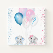 女児ゾウを明かすゲストブック ノートブック (裏面)