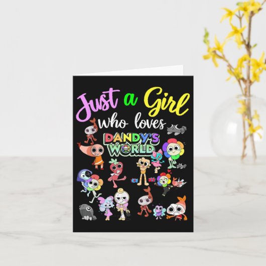 女児用のダンディスの世界の衣装 カード (黄色い花)