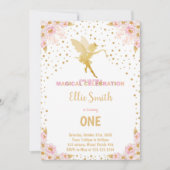 女児用マジカルガーデンパーティーカード 招待状 (正面)