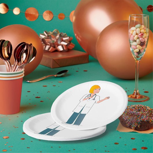 女医 ペーパープレート