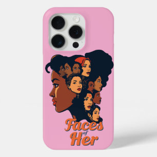 女史祝月の顔 iPhone 15 PROケース