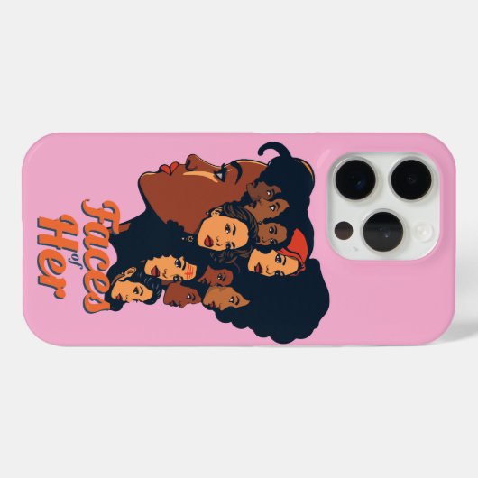 女史祝月の顔 Case-Mate iPhoneケース (裏面 (横))