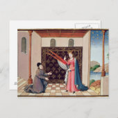 女哲学はボエティウスの翼を申し出る ポストカード (正面/裏面)