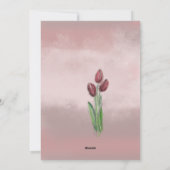 女国際的の日と小さな女の子 シーズンカード (裏面)