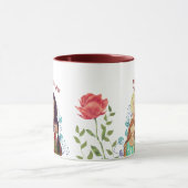 女国際的の日のエンパワーメント赤マグカップ マグカップ (中央)