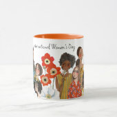 女国際的の日のギフトマグ マグカップ (中央)