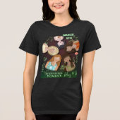 女国際的の日のポートレートブフェミニンラック トライブレンドＴシャツ (正面)