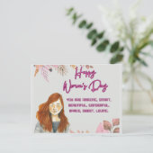 女国際的の日の希望はがき シーズンポストカード (スタンド正面)