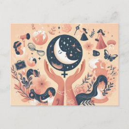 女国際的の日の希望 ポストカード