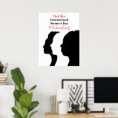 女国際的の日は3月8日 ポスター (ホームオフィス)