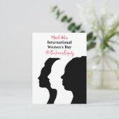 女国際的の日は3月8日 ポストカード (スタンド正面)