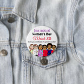 女国際的の日は3月8日 缶バッジ (インサイチュ)