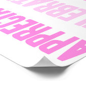 女国際的の日ワードクラウド ポスター (角)