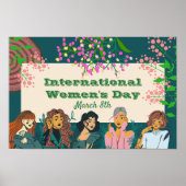 女国際的の日3月8日フローラ小 ポスター (正面)
