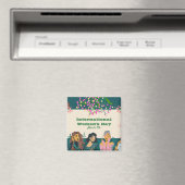 女国際的の日3月8日フローラ マグネット (インサイチュ (食洗機))