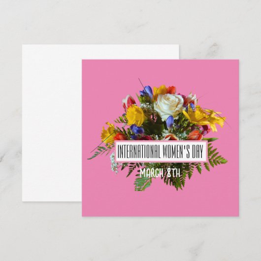 女国際的の日3月8日 (正面/裏面)