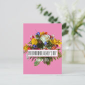 女国際的の日3月8日 ポストカード (スタンド正面)