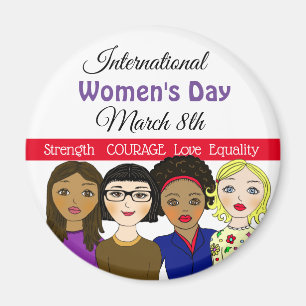 女国際的の日3月8日 マグネット