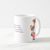女国際的の日8月 コーヒーマグカップ (正面右)