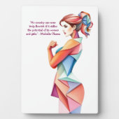 女国際的の日8月 フォトプラーク (正面)