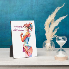 女国際的の日8月 フォトプラーク