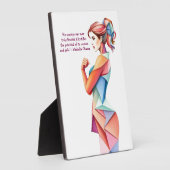 女国際的の日8月 フォトプラーク (側面)