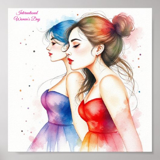 女国際的の日8月 ポスター (正面)