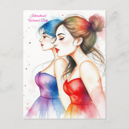 女国際的の日8月 ポストカード