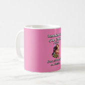 女国際的の日。おもしろい コーヒーマグカップ (正面左)