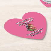 女国際的の日。おもしろい ペーパーコースター (アングル)