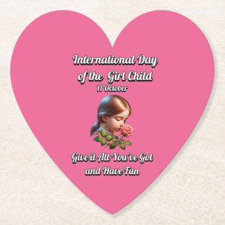 女国際的の日。おもしろい ペーパーコースター