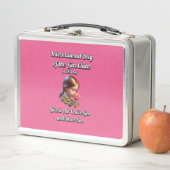 女国際的の日。おもしろい メタルランチボックス (インサイチュ)