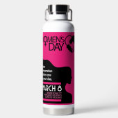 女国際的の日 ウォーターボトル (背面)