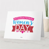 女国際的の日 カード (裏面)