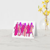 女国際的の日 カード (黄色い花)