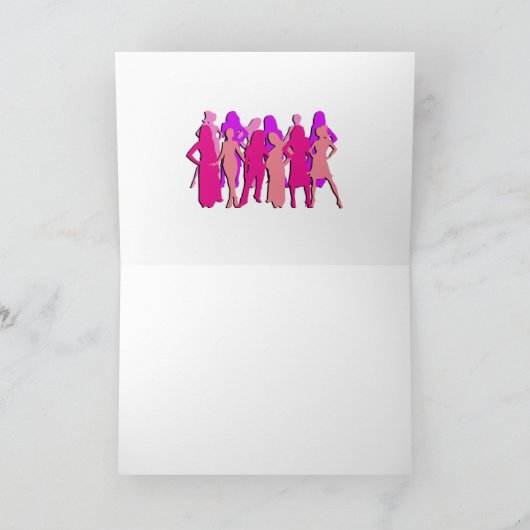 女国際的の日 カード (内部)