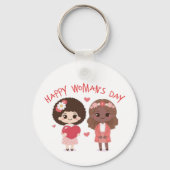 女国際的の日 キーホルダー (裏面)