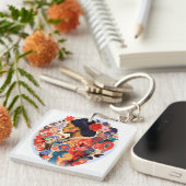 女国際的の日 キーホルダー (正面右)