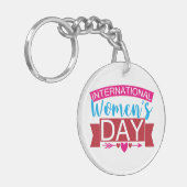 女国際的の日 キーホルダー (正面左)